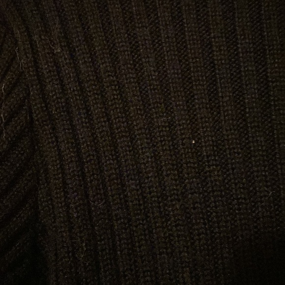 Houndstooth Fuzzy Button Front Sweater Cardigan Made In Italy Large L - Picture 8 of 8